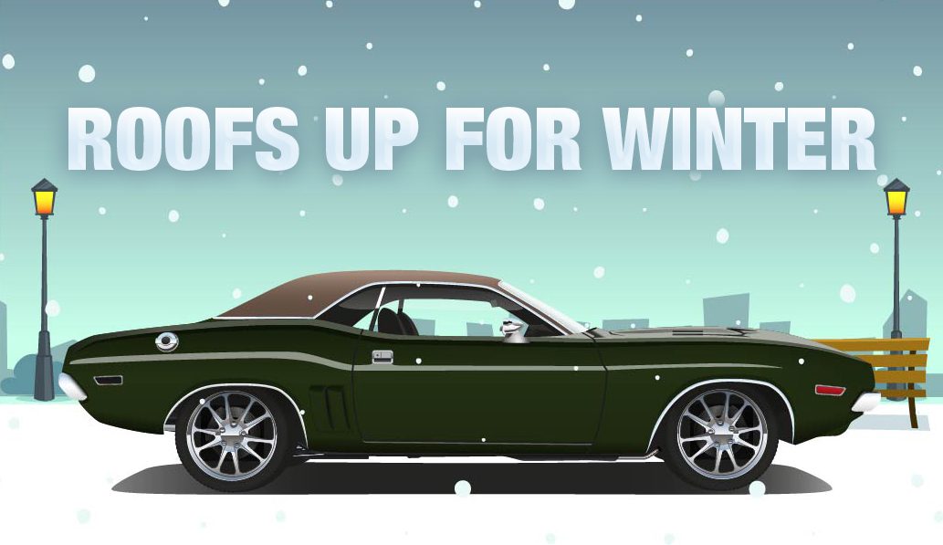 Roofs up for winter: how to clean your convertible top