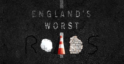 pothole damage - Englands worst roads
